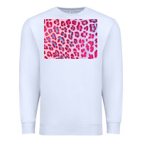 White leopard background pink shimmer 3200x2400 Premium Sweatshirt - AdoDesignShop
