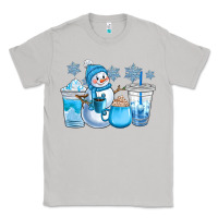 Moon Dust winter snowman coffee cups Classic Tee - CowGirlArtShop