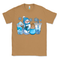 Toasted Coconut winter snowman coffee cups Classic Tee - CowGirlArtShop