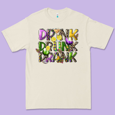 Drink Drunk Drank Premium Tee Designed By Cowgirlartshop