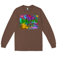 Chestnut colorful leopard background Long Sleeve Tee - RanaPortraitStore