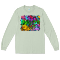 Matcha colorful leopard background Long Sleeve Tee - RanaPortraitStore