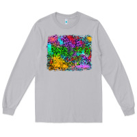 Moon Dust colorful leopard background Long Sleeve Tee - RanaPortraitStore