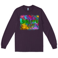 Plum colorful leopard background Long Sleeve Tee - RanaPortraitStore