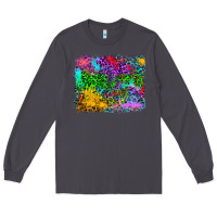 Smoke colorful leopard background Long Sleeve Tee - RanaPortraitStore