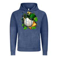 Vintage Denim st.patrick's day volleyball Vintage Hoodie - FaDigitalArtStudio
