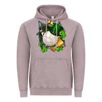 Vintage Zinc st.patrick's day volleyball Vintage Hoodie - FaDigitalArtStudio