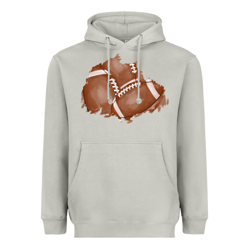 Football Patch Heavyweight Hoodie by AdoDesignShop | Teevron