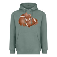 Sage football patch Heavyweight Hoodie - AdoDesignShop