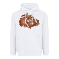 White football patch Heavyweight Hoodie - AdoDesignShop