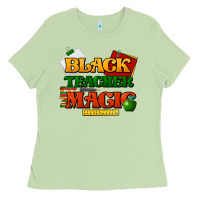 Matcha Black Teacher magic Ladies Tee - HowdyJamesFarm