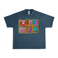 Midnight Navy Gobble Till You Wobble Urban Heavy Tee - FaDigitalArtStudio