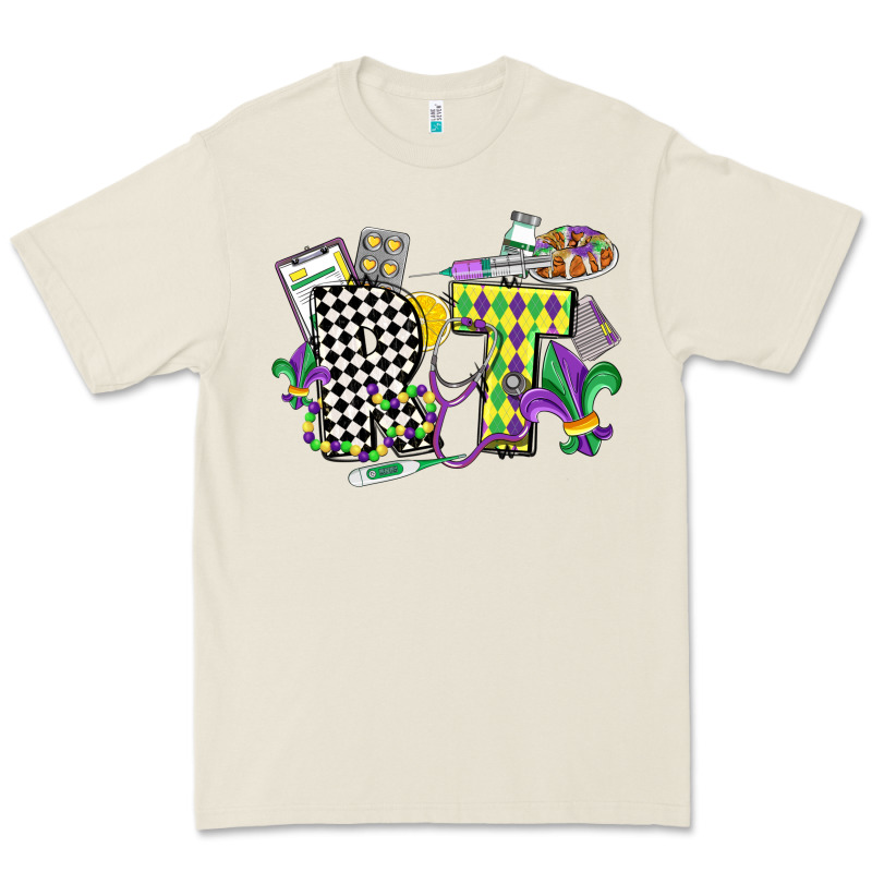 Respiratory Therapist Mardi Gras Premium Tee by CowGirlArtShop | Teevron