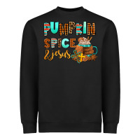 Black pumpkin spice and jesus Heavyweight Sweatshirt - AdoDesignShop