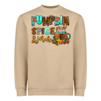 Pumpkin Spice And Jesus Heavyweight Sweatshirt | Teevron