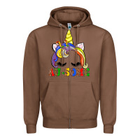 Chestnut autism au some  unicorn Zipper Hoodie - AdoDesignShop