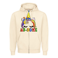 Sandshell autism au some  unicorn Zipper Hoodie - AdoDesignShop