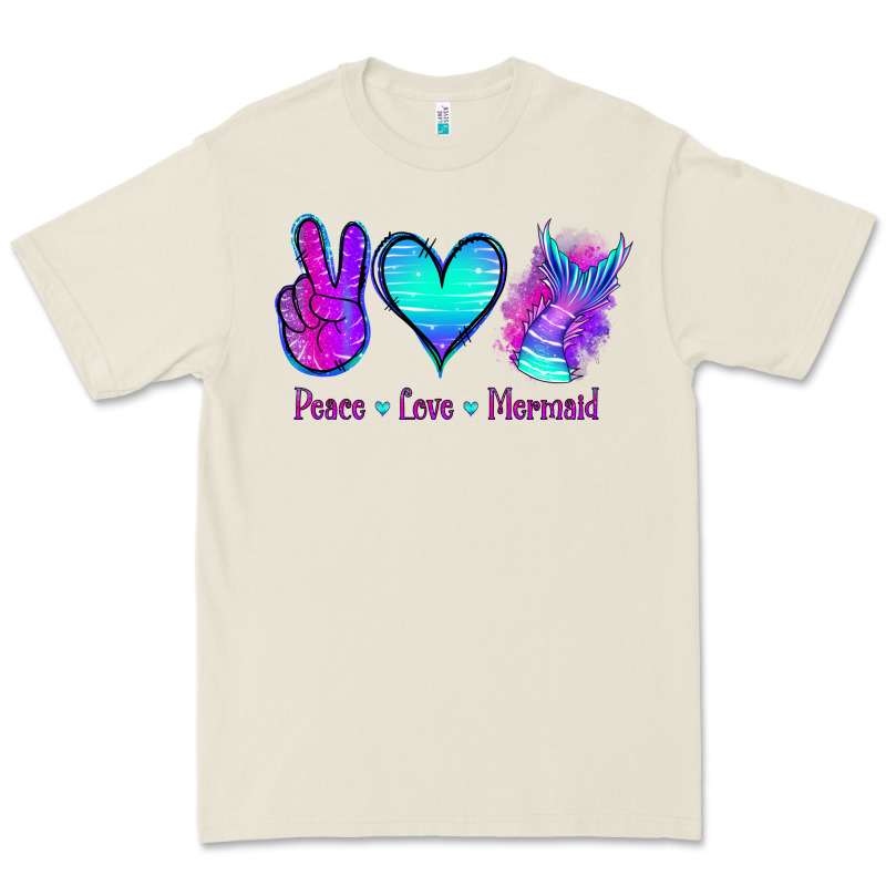 Peace Love Mermaid Premium Tee by Jasminsmagicworld | Teevron
