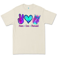 Bone Peace Love Mermaid Premium Tee - Jasminsmagicworld