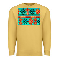 Antique Gold aztec pattern background 3200x2400 Premium Sweatshirt - AdoDesignShop