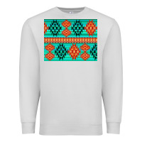Dove Grey aztec pattern background 3200x2400 Premium Sweatshirt - AdoDesignShop