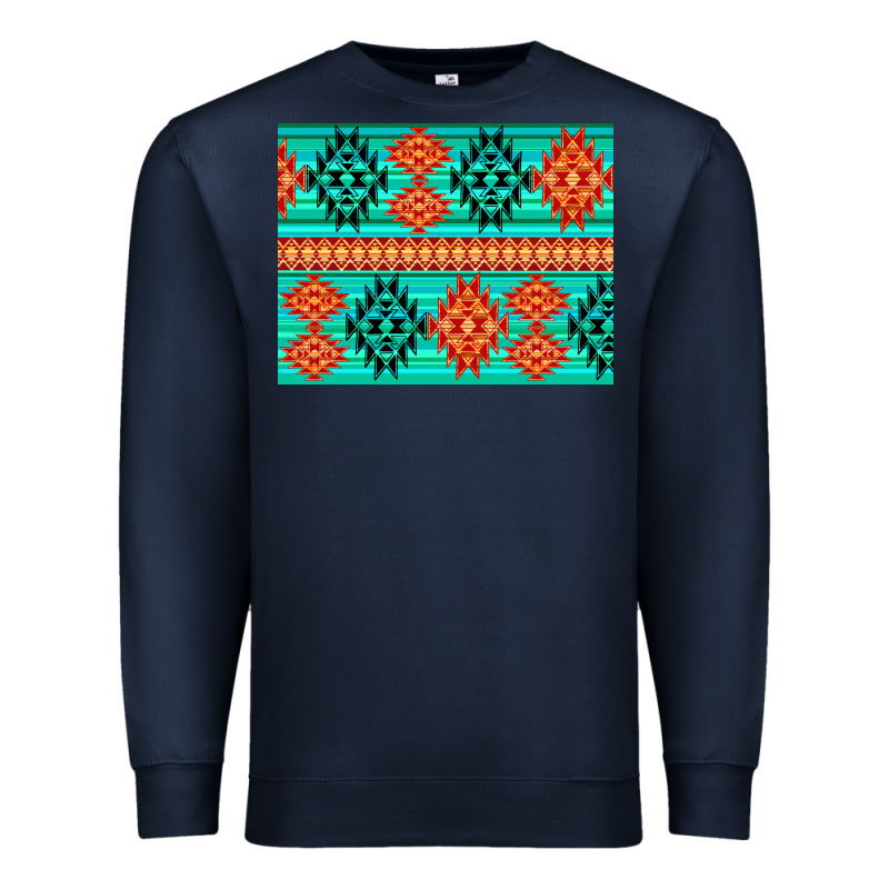Aztec Pattern Background 3200x2400 Premium Sweatshirt by AdoDesignShop | Teevron