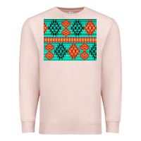Pale Pink aztec pattern background 3200x2400 Premium Sweatshirt - AdoDesignShop