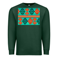 Sports Green aztec pattern background 3200x2400 Premium Sweatshirt - AdoDesignShop