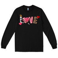 Black love valentine's day Long Sleeve Tee - FaDigitalArtStudio