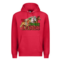 Cardinal all the jingle ladies christmas horses Premium Hoodie - LillyAllenDesigns
