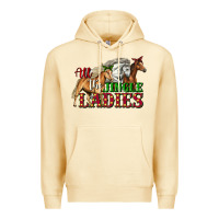 Pina Colada all the jingle ladies christmas horses Premium Hoodie - LillyAllenDesigns
