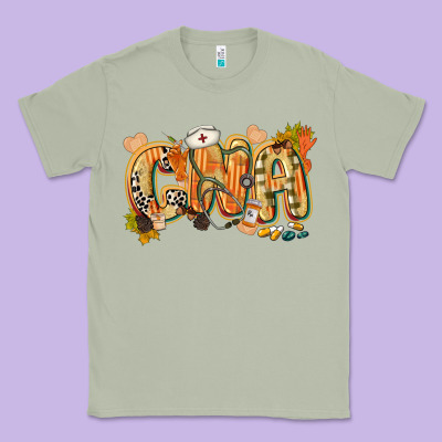 Fall Cna Classic Tee Designed By Cowgirlartshop