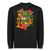 Black mississippi map mardi gras Heavyweight Sweatshirt - AdoDesignShop
