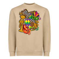 Mushroom mississippi map mardi gras Heavyweight Sweatshirt - AdoDesignShop