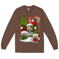 Chestnut christmas gnome truck Long Sleeve Tee - BundleAndBundleShop