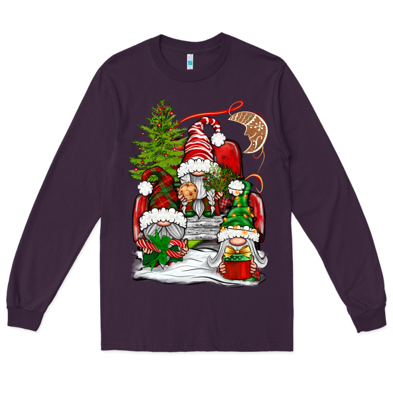 Christmas Gnome Truck Long Sleeve Tee by BundleAndBundleShop | Teevron