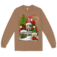 Toasted Coconut christmas gnome truck Long Sleeve Tee - BundleAndBundleShop