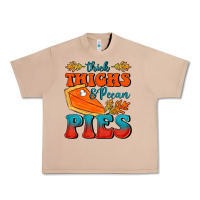 Burro Thick Thighs&Pecan Pies Urban Heavy Tee - FaDigitalArtStudio