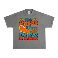 Tornado Thick Thighs&Pecan Pies Urban Heavy Tee - FaDigitalArtStudio