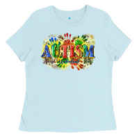 Baby Blue Autism accept understand love Ladies Tee - CowGirlArtShop