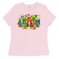 Bubblegum Pink Autism accept understand love Ladies Tee - CowGirlArtShop