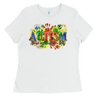 White Autism accept understand love Ladies Tee - CowGirlArtShop