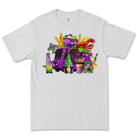 Dove Grey mardi gras gnome truck Premium Tee - CowGirlArtShop