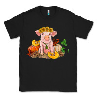 Black fall pig Classic Tee - RanaPortraitStore