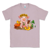 Lilac fall pig Classic Tee - RanaPortraitStore