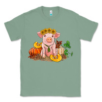 Sage fall pig Classic Tee - RanaPortraitStore