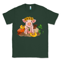 Sports Green fall pig Classic Tee - RanaPortraitStore