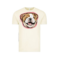 Vintage Arctic bulldog pink glitter Vintage Tee - Jasminsmagicworld