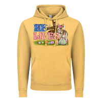Vintage Mustard he lives easter Vintage Hoodie - FaDigitalArtStudio