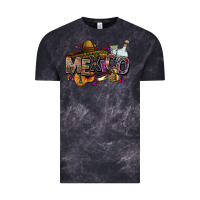 Cloud Black Mexico Vintage Tee - FaDigitalArtStudio